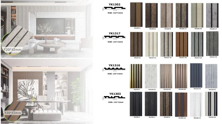 different patterns of waterproof PS wall panel 1