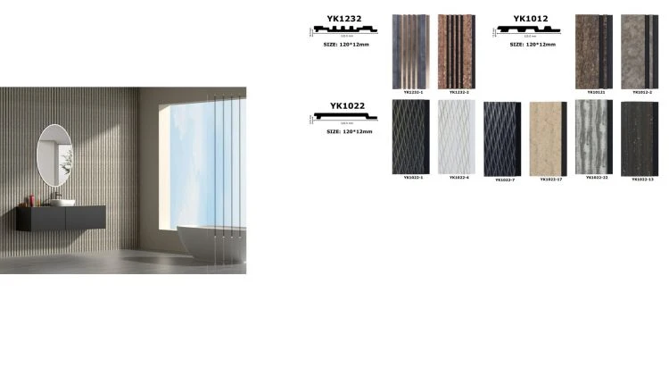 different patterns of waterproof PS wall panel 4
