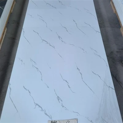 Hvit marmor PVC -panel