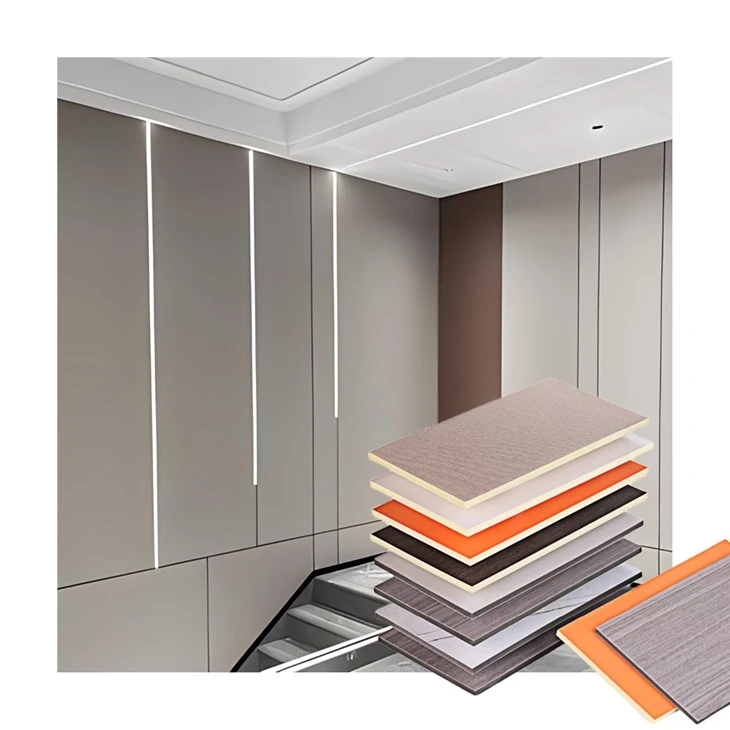 WPC Wall Panel Bambus Charcoal Wood finér